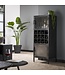 Rispens Wijnkast Ruff metal / Gun metal