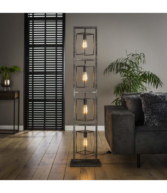 Rispens Vloerlamp 4L cubic tower