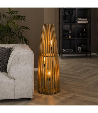 Rispens Vloerlamp 3L launch / Massief mango naturel