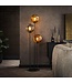 Rispens Vloerlamp 3x Ø25 stellar / Artic zwart