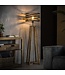 Rispens Vloerlamp twist houten kruisframe