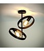 Rispens Plafondlamp 2L hover / Charcoal