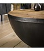 Rispens Salontafel Ø90 Raft / Robuust hardhout