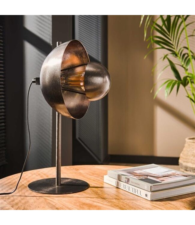 Rispens Tafellamp 1L adjust / Zwart nikkel