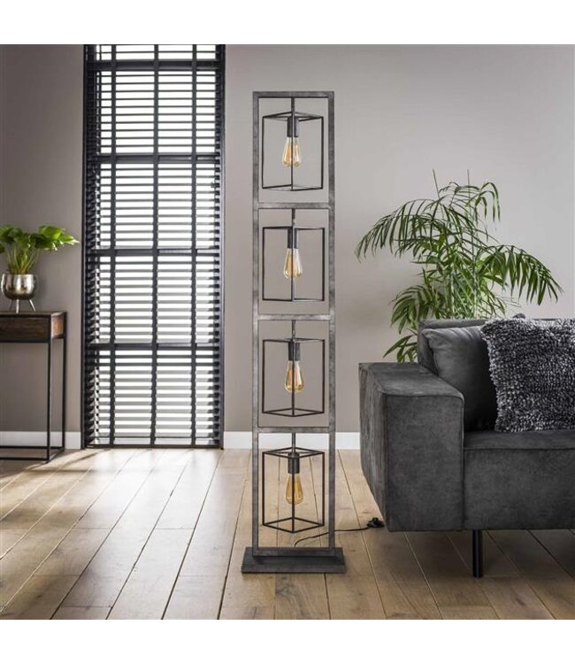 Rispens Vloerlamp 4L cubic tower