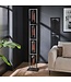 Rispens Vloerlamp 4L tower smoke glas-geperforeerd staal / Artic zwart