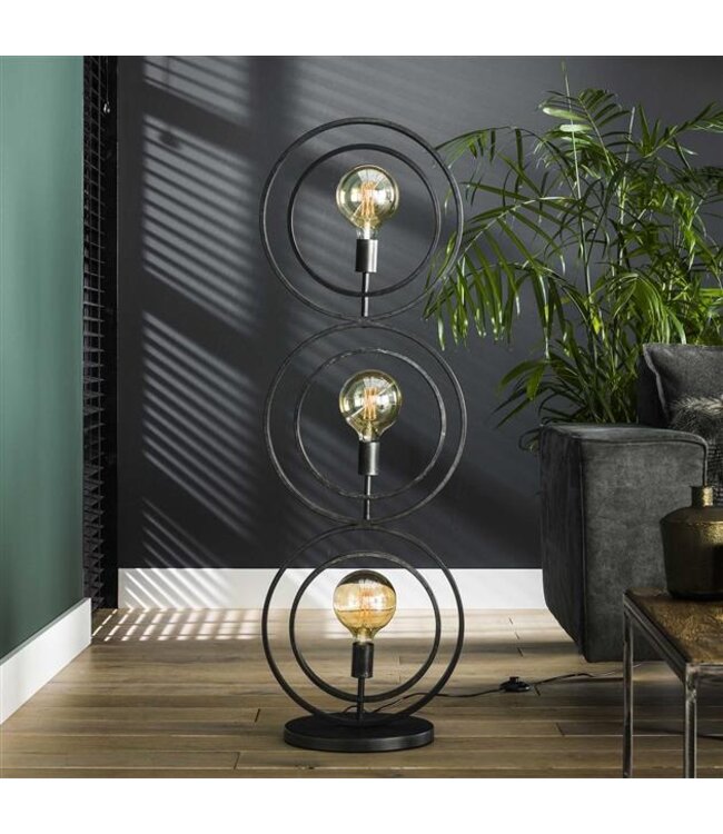 Rispens Vloerlamp 3L Turn around / Charcoal