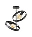 Rispens Plafondlamp 2L hover / Charcoal