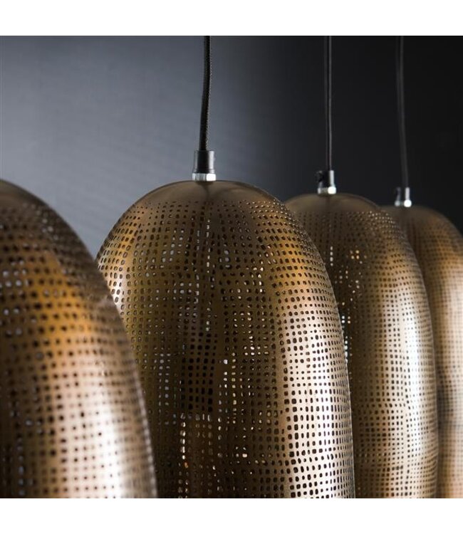 Rispens Hanglamp 4L cosmic / Brons antiek