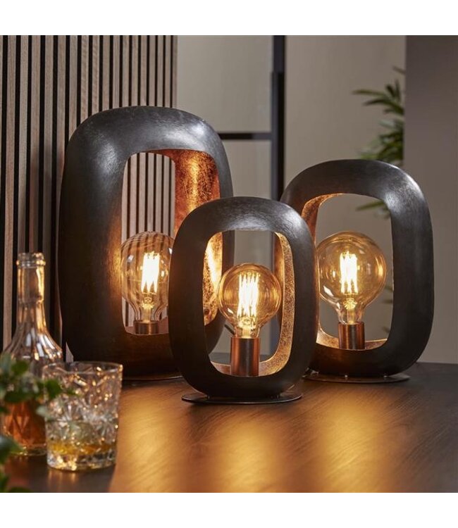 Rispens Tafellamp Arch L / Zwart nikkel