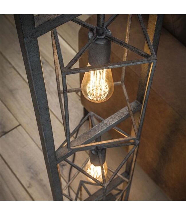 Rispens Vloerlamp 4L cubic tower