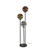Rispens Vloerlamp 3x Ø25 stellar / Artic zwart