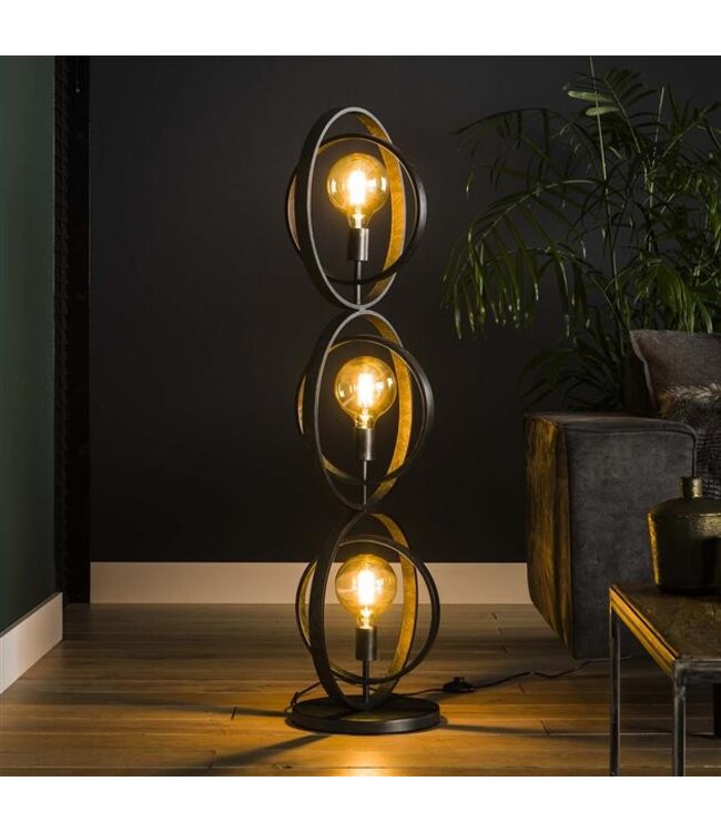 Rispens Vloerlamp 3L Turn around / Charcoal