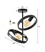 Rispens Plafondlamp 2L hover / Charcoal