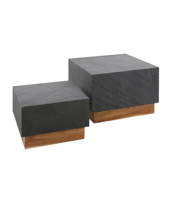 Rispens Salontafel set/2 blox slate