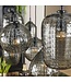 Rispens Hanglamp 4+3 hexagon mix / Smoke grey glas