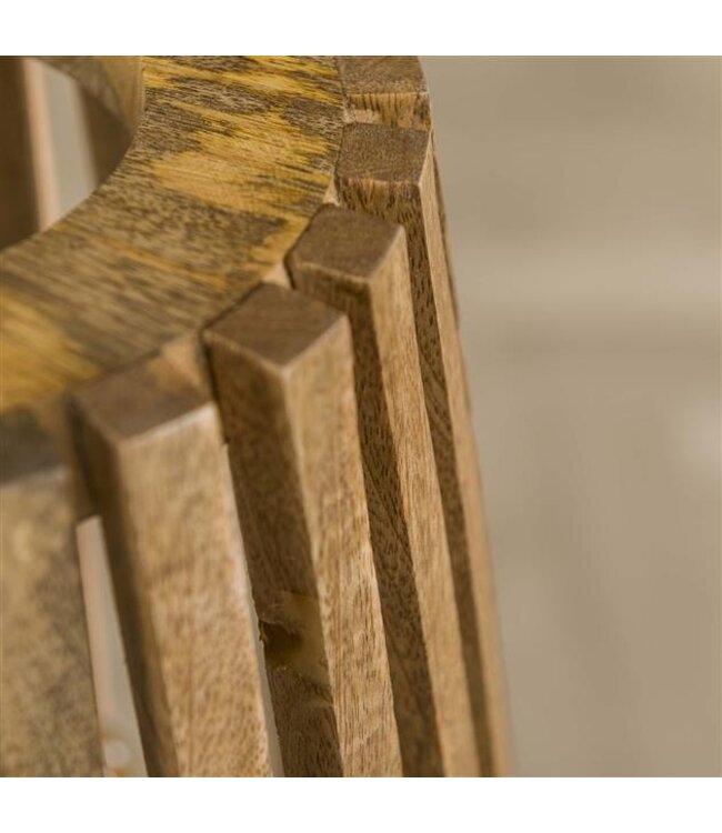 Rispens Vloerlamp 3L launch / Massief mango naturel