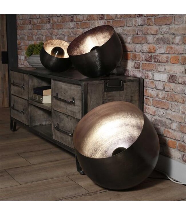 Rispens Tafellamp Ø50 basket XL / Zwart nikkel