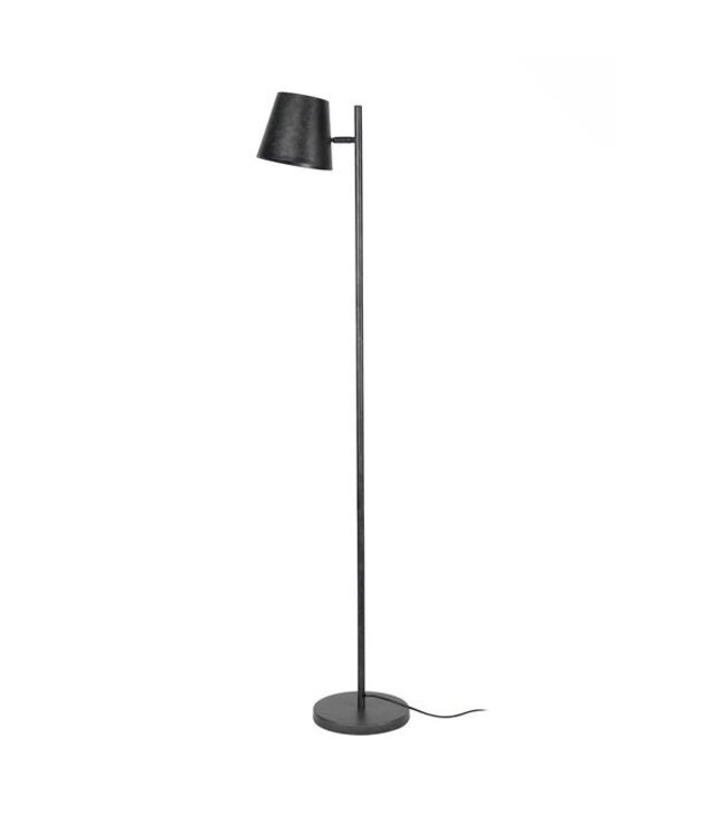 Rispens Vloerlamp 1L verstelbare metalen kap / Charcoal