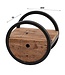 Rispens Wandschap circular Ø30 met lade / Robuust hardhout