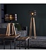 Rispens Vloerlamp twist houten kruisframe
