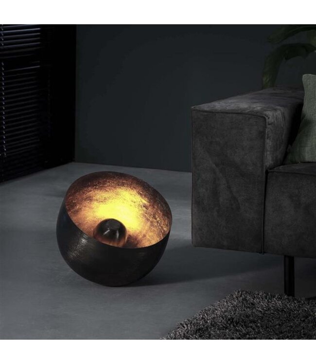 Rispens Tafellamp Ø36 basket L / Zwart nikkel