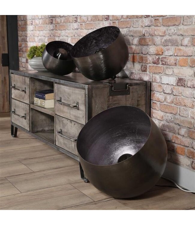 Rispens Tafellamp Ø50 basket XL / Zwart nikkel