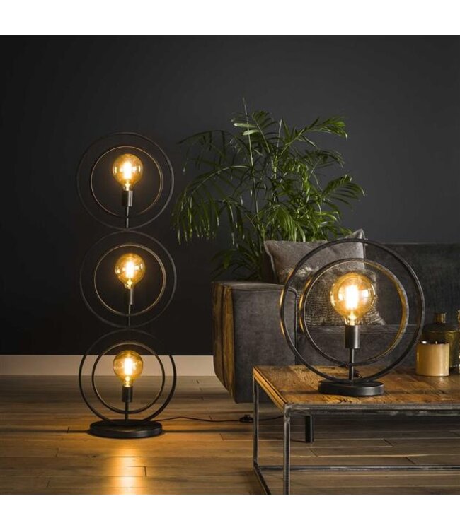 Rispens Vloerlamp 3L Turn around / Charcoal