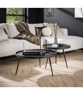 Rispens Set van 2 rond metallic