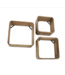 Rispens Wandschap set/3 vierkant