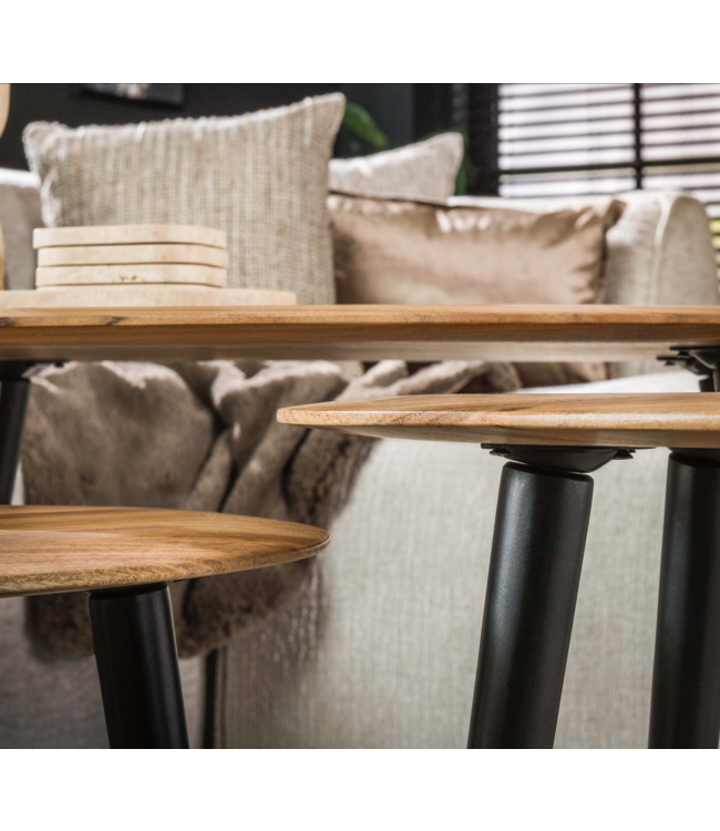 Rispens Set van 3 organisch - Acaciahout