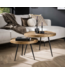Rispens Salontafel set/2 rond metallic