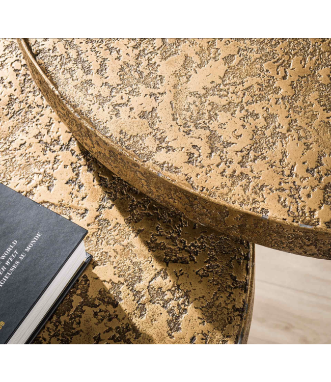 Rispens Salontafel set/2 rond metallic