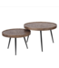 Rispens Salontafel set/2 rond metallic