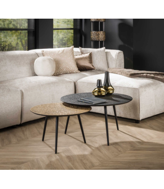 Rispens Set van 2 rond metallic