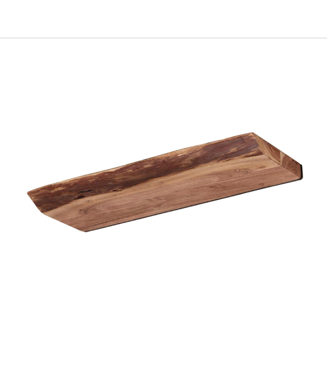 Rispens Wandplank 60 edge / Massief acacia naturel