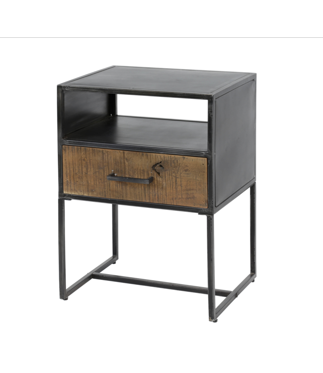 Rispens Nachtkastje 1L blend / Robuust hardhout