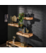 Rispens Wandschap met lade set/3 tree storage / Massief acacia naturel