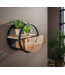 Rispens Wandschap circular Ø40 met lade / Robuust hardhout