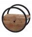 Rispens Wandschap circular Ø40 met lade / Robuust hardhout