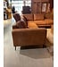 Rispens Bank DF-Living zoals afgebeeld: Met relaxelement. In bekleding: Paola 09 Camel