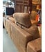 Rispens Bank DF-Living zoals afgebeeld: Met relaxelement. In bekleding: Paola 09 Camel