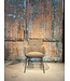 Eetkamerstoel Flo zoals afgebeeld: Met arm. In bekleding: Ascot Mouse