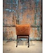 DS meubelen Eetkamerstoel Mike zoals afgebeeld: Arm & rug in: Be Lovely caramel 12. Zitting: Vintage Brown