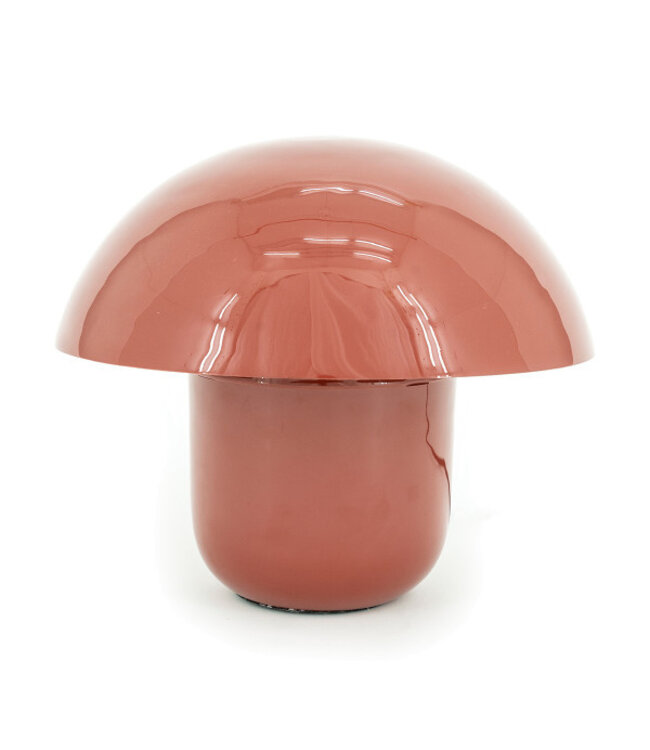 By-Boo Tafellamp Toad Coral Red – By-Boo – Metaal – 29x29x27 cm – Speels en modern