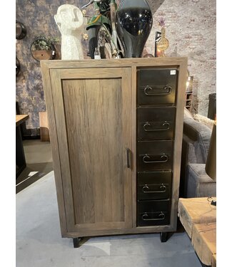 Rispens Aramis / mixed wood / 90 x 140  Grijs