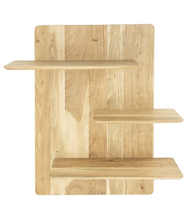 By-Boo Wandplank Seco Natural – Massief hout met natuurlijke uitstraling – By-Boo