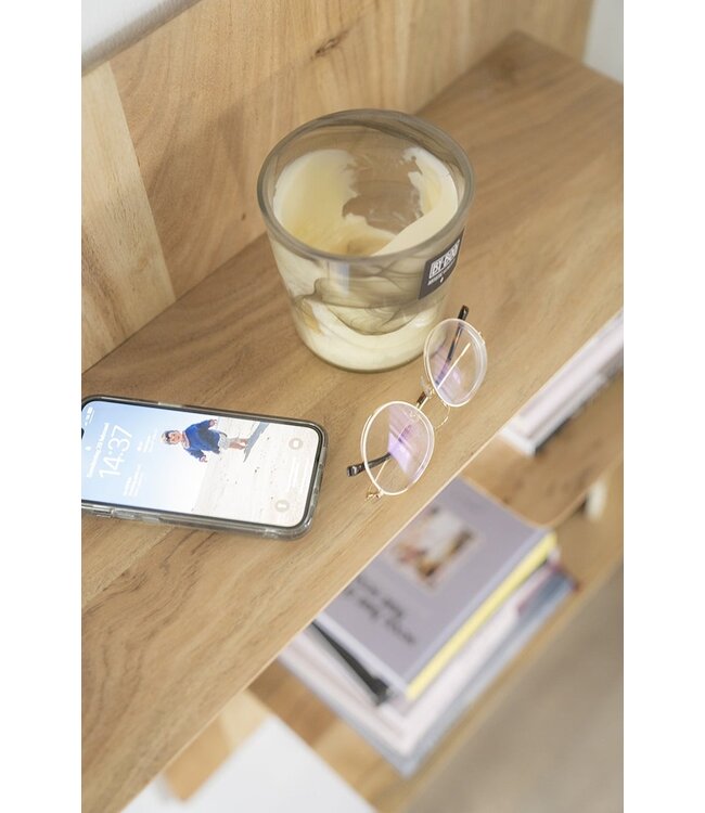 By-Boo Wandplank Seco Natural – Massief hout met natuurlijke uitstraling – By-Boo