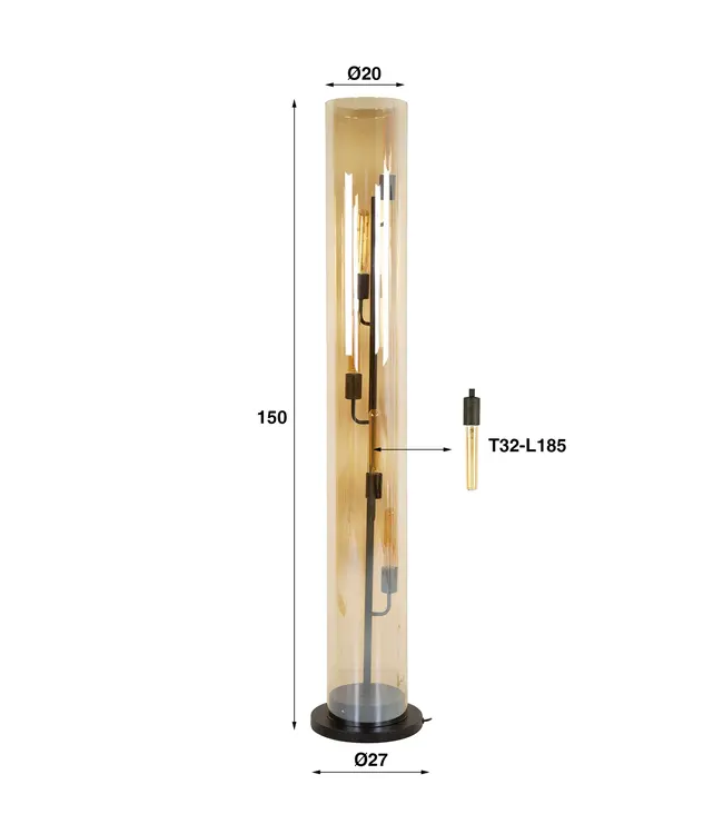 Rispens Tube amber glas 5L