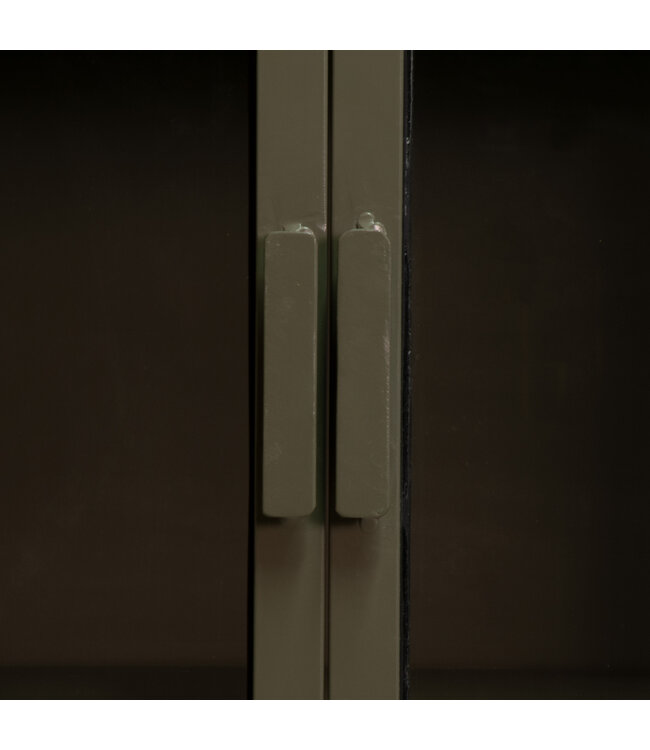 New Routz  Vitrinekast Kentucky olijf groen